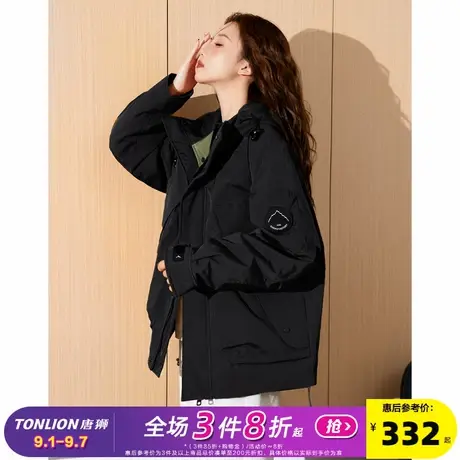唐狮2025新款棉衣女连帽工装上衣潮流时尚防风加厚外套爆款yc图片