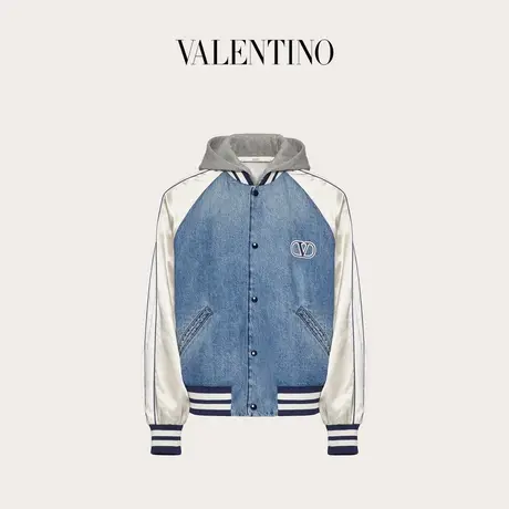 【季末优惠】华伦天奴VALENTINO男士 VLOGO SIGNATURE 飞行员夹克图片