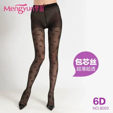 梦韵奶白色花朵碎花打底袜春夏薄款日系提花丝袜复古j k丝袜黑丝图片