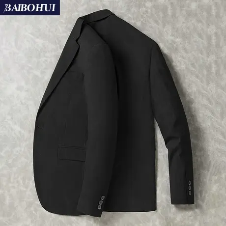 秋季清仓休闲小西装外套男修身韩版潮流英伦单件男士黑色西服上衣商品大图