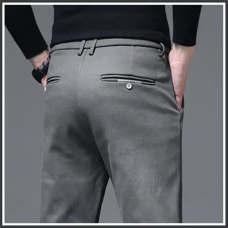 秋季西装裤西裤男士直筒宽松商务正装春秋款休闲裤子男款纯棉秋装商品大图