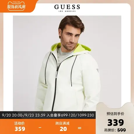 GUESS男士连帽拉链运动卫衣-Z2GQ23KL040商品大图