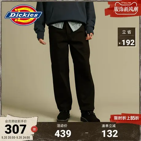 Dickies商场同款 23秋冬新品 宽松休闲工装风长裤牛仔裤男女情侣商品大图