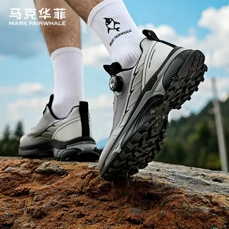 马克华菲登山鞋男士夏季户外防滑耐磨工装运动鞋旋转扣越野运动鞋商品大图