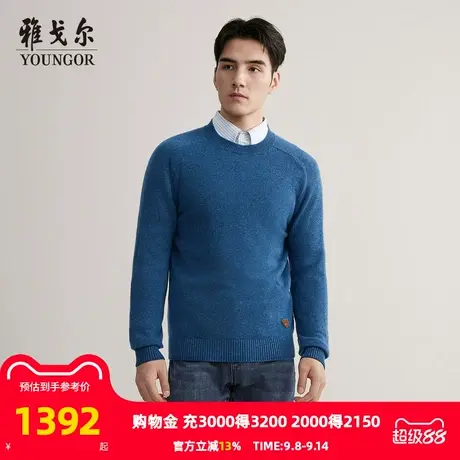 【商场同款】雅戈尔男士毛衫秋冬新款官方商务休闲套头毛衫男商品大图