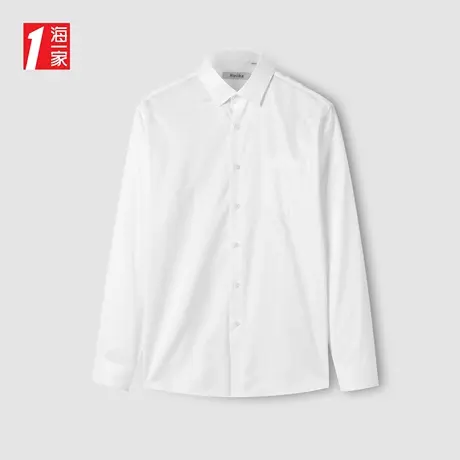 海一家亲肤舒适衬衣新款职业正装商务长袖衬衫男图片