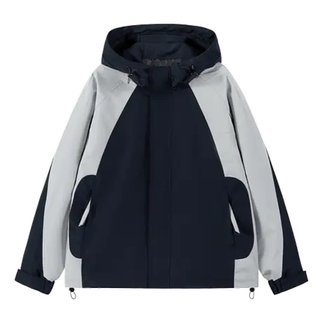 大码男装春秋款工装外套男防风防泼水夹克2023风衣男女户外旅行服商品大图