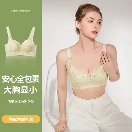 茜茜公主性感内衣女聚拢小胸防外扩收副乳调整型文胸聚拢防下垂薄商品大图