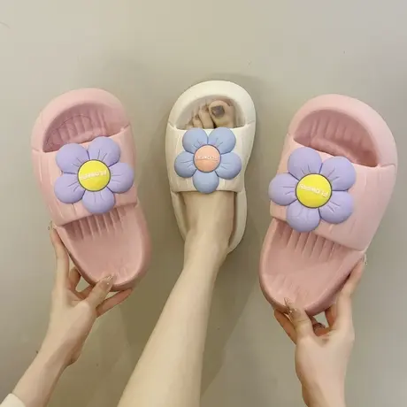 拖鞋女夏外穿2024新款厚底踩屎感室内家居防滑网红时尚女凉拖软底商品大图