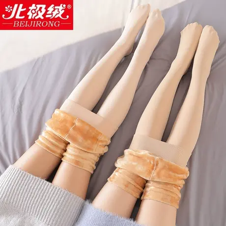 秋冬款连裤袜加厚加绒光腿肉色神器丝袜保暖女打底袜踩脚连体袜图片