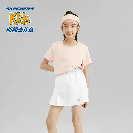 Skechers斯凯奇童装夏季女童速干梭织短裤甜美儿童运动裤潮流时尚商品大图