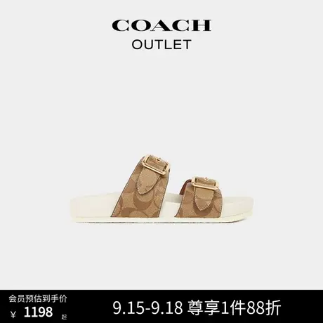COACH/蔻驰奥莱女士经典标志ALLANAH凉鞋商品大图