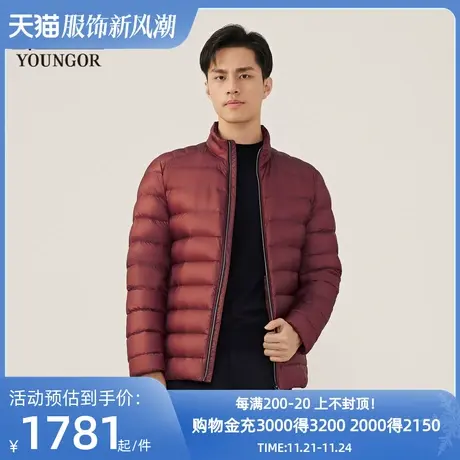【商场同款】雅戈尔男士羽绒服秋冬新款官方商务休闲羽绒服S3836图片