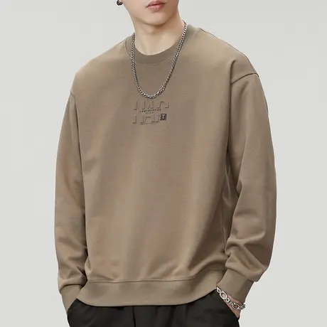 春秋款男士情侣装套头圆领卫衣春季男生中性风上衣服春天长袖男装商品大图