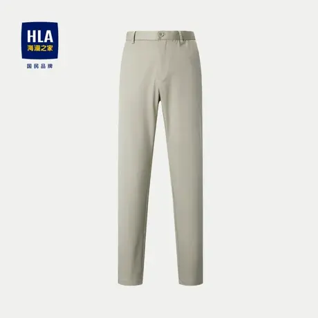 HLA/海澜之家含新疆棉休闲裤2024春夏新款简约舒适纯色裤子男商品大图
