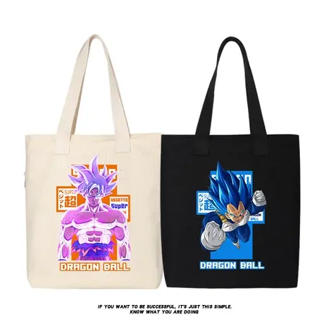 七龙珠超级赛亚人孙悟空贝吉塔帆布包袋单肩包手提包购物袋书包包商品大图