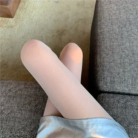 珠光袜微闪夏季透明丝袜薄款性感打底袜女亮丝袜子防勾丝连裤商品大图