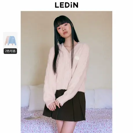 【LOTSYOU联名】乐町商场同款线开衫冬季新款毛衣外套C1EDE4414商品大图