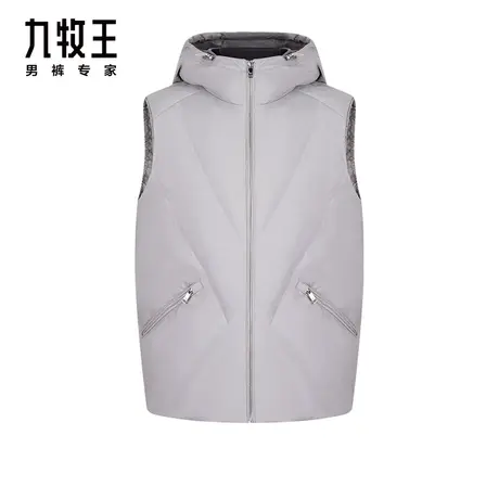[商场同款]九牧王男装HV1C50117背心23秋冬新款保暖羽绒马甲图片