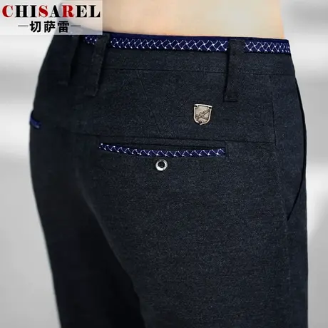 男士裤子春季休闲裤商务韩版潮流2024新款修身百搭中年春秋款冬季商品大图