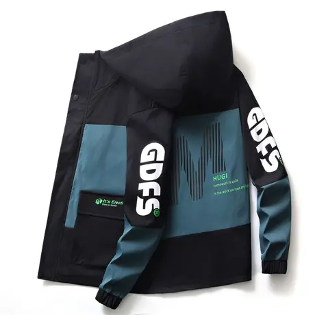 13青少年春秋款外套男孩夹克15岁初中高中学生潮流帅气大童秋装14商品大图