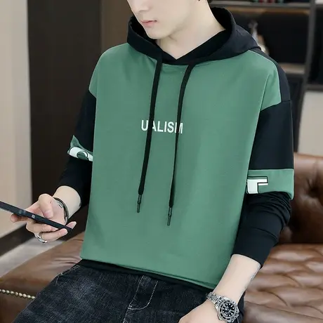 连帽卫衣男2023秋季新款ins韩版潮流宽松上衣服潮牌男生秋装外套商品大图