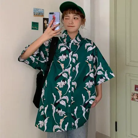 法式衬衫女士2020复古港味设计感小众轻熟心机百搭上衣冷淡风衬衣商品大图