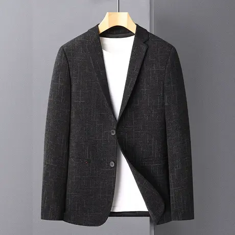 春秋款2023新款正装中青年修身男士小西装单件出差西服外套上衣商品大图