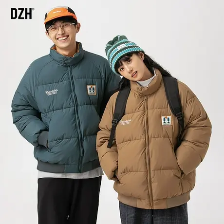 情侣加厚短款棉服男冬季加厚2023新款美式面包服保暖棉衣外套冬装商品大图