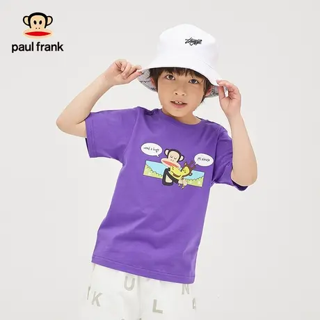 大嘴猴童装男童短袖t恤2023年夏季新品半袖中大儿童纯棉上衣体恤商品大图