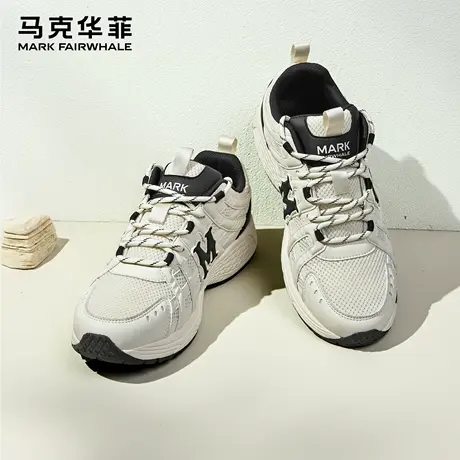 马克华菲老爹鞋男2025秋季潮流休闲鞋男士透气运动鞋增高网面鞋子商品大图
