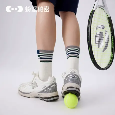 螃蟹秘密袜子男款秋冬长筒吸汗透气运动篮球袜男士青少年潮中筒袜商品大图