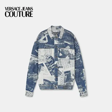 【春夏新品】VERSACE JEANS COUTURE 男士Magazine束腰短夹克商品大图
