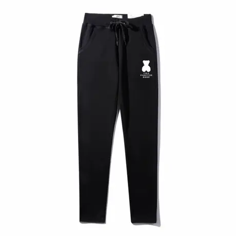 裤子女秋宽松直筒收脚口百搭黑色休闲运动情侣装简约大码卫裤学生商品大图