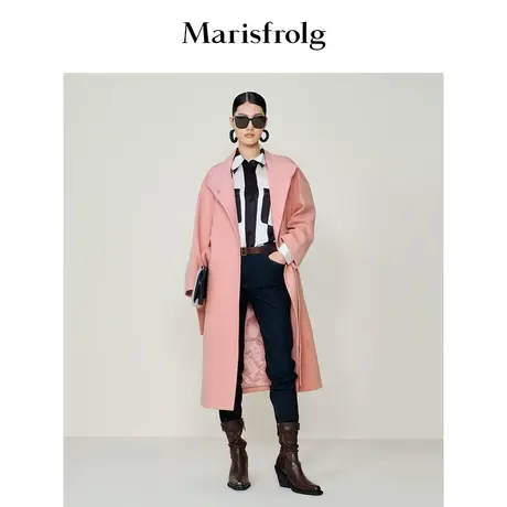 【奥莱清仓保暖季特价 】玛丝菲尔毛呢外套商品大图