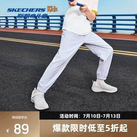 斯凯奇2025夏季薄弹性柔软梭织长裤中性运动休闲凉感速干百搭图片