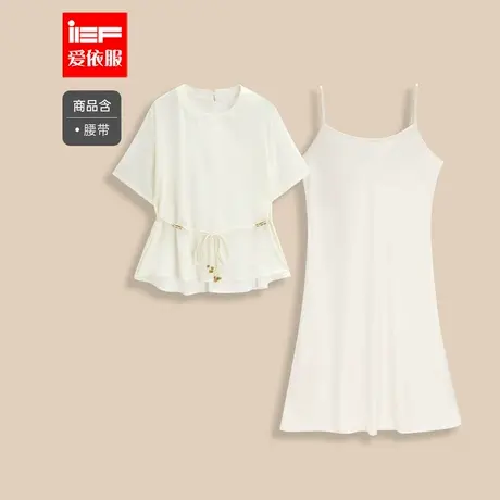 IEF/爱依服【大码女装】2025夏季新款法式优雅气质通勤风里外套裙商品大图