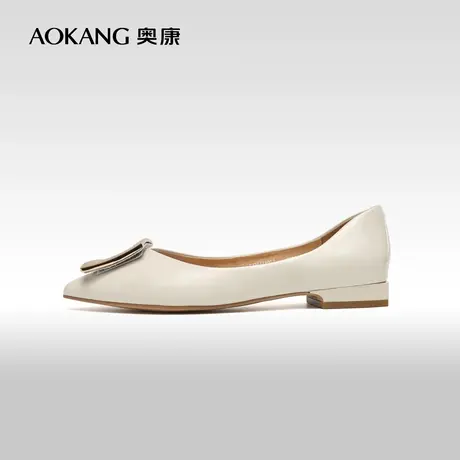 奥康女鞋 春秋季新款时尚女士单鞋正装通勤一脚蹬舒适气质百搭商品大图