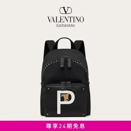华伦天奴VALENTINO ROCKSTUD PET定制款双肩包商品大图