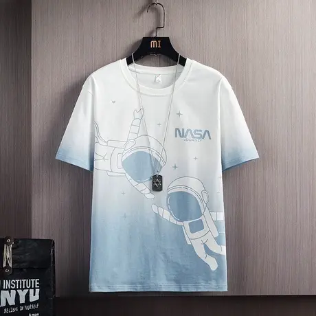 夏天短袖T恤男孩12-15岁初中学生13棉感半袖14大童男装16上衣服17商品大图