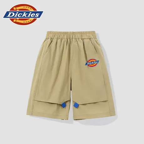 Dickies童装男童裤子男孩轻薄速干工装裤儿童夏季运动五分短裤夏A商品大图