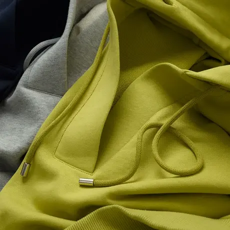 减龄百搭 女士套头连帽卫衣 细毛圈V领上衣 宽松 春季新款 女装商品大图