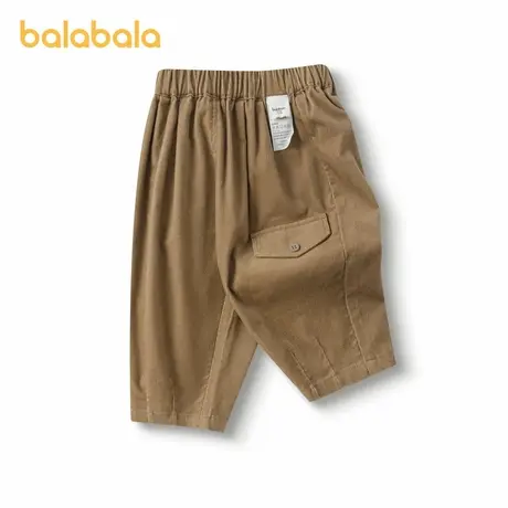 巴拉巴拉宝宝裤子婴儿长裤男童休闲裤2024秋装时髦潮图片