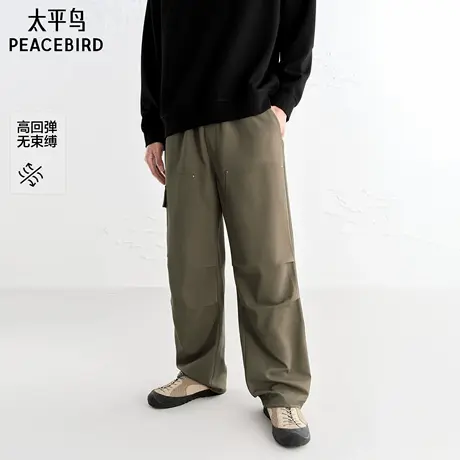 【商场同款】太平鸟男装工装休闲裤新款潮流潮牌伞兵裤B1GLF3326商品大图