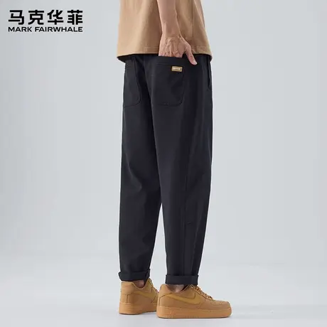马克华菲美式复古裤子男秋季2025新款长裤男士休闲裤春秋款直筒裤商品大图