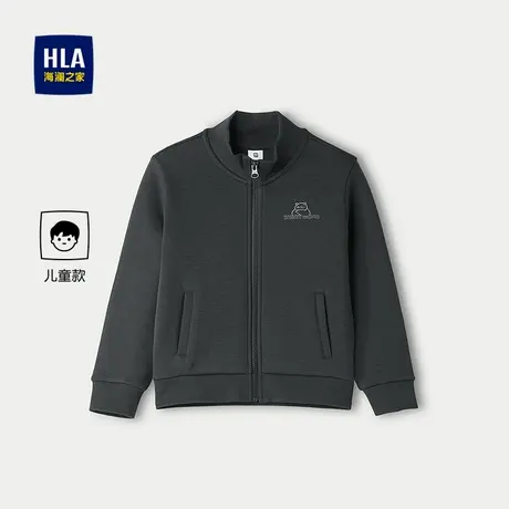 HLA/海澜之家panda wowo熊猫卫衣25秋新卡通绣花时尚柔软男女童装商品大图