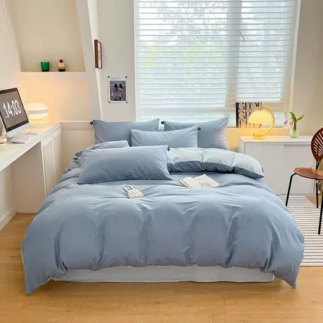 2026新款40支全棉纯棉米兰系列-四件套图片