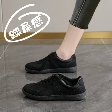 老北京布鞋女春秋小黑鞋防水防滑厨房餐饮工作鞋大码41一43运动鞋商品大图