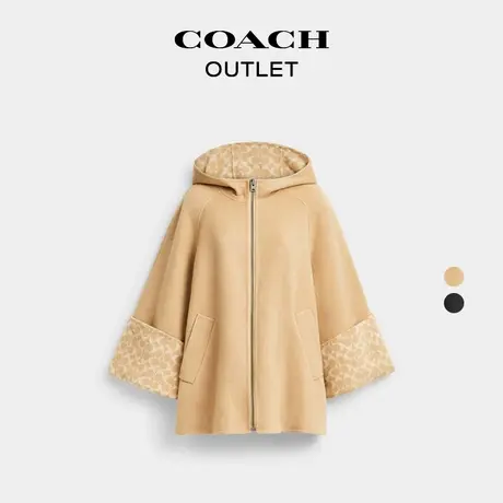 COACH/蔻驰奥莱女士披风宽松舒适外套图片