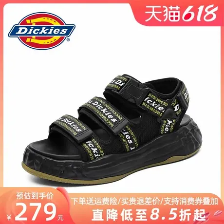 Dickies凉鞋男款外穿踩屎感2025新款男鞋夏季春夏男士沙滩鞋防滑商品大图